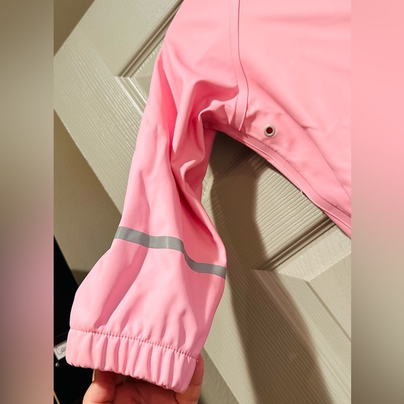 HANNA ANDERSSON Hello Rain Waterproof Jacket for Kids size US 5 rose pink - Picture 4 of 11